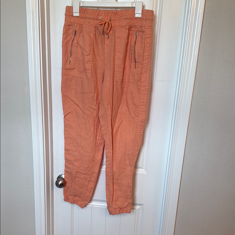 Athleta Orange Jogger Pants